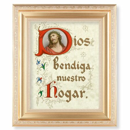 House Blessing (Spanish) Gold Framed Art