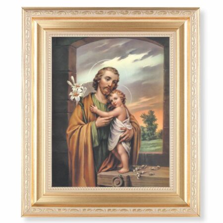 St. Joseph Gold Framed Art