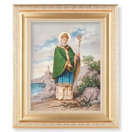 St. Patrick Gold Framed Art