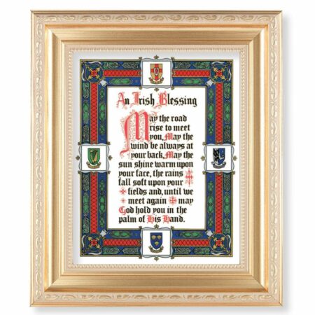 Irish Blessing Gold Framed Art
