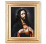 Sacred Heart of Jesus Gold Framed Art