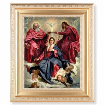 Crowning of Mary Gold Framed Art