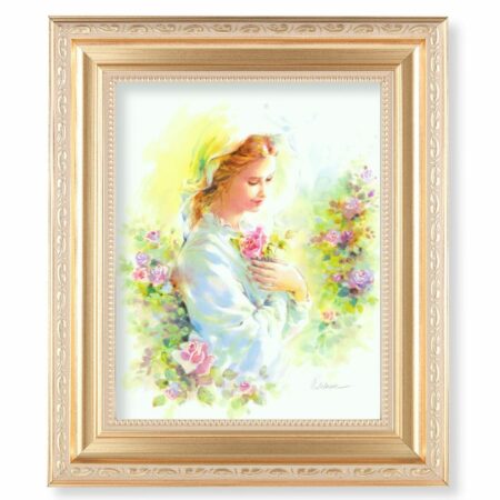 Mystical Rose Gold Framed Art