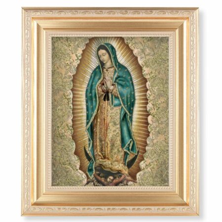 Our Lady of Guadalupe Gold Framed Art