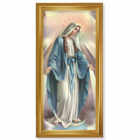 Our Lady of Grace Gold Framed Art
