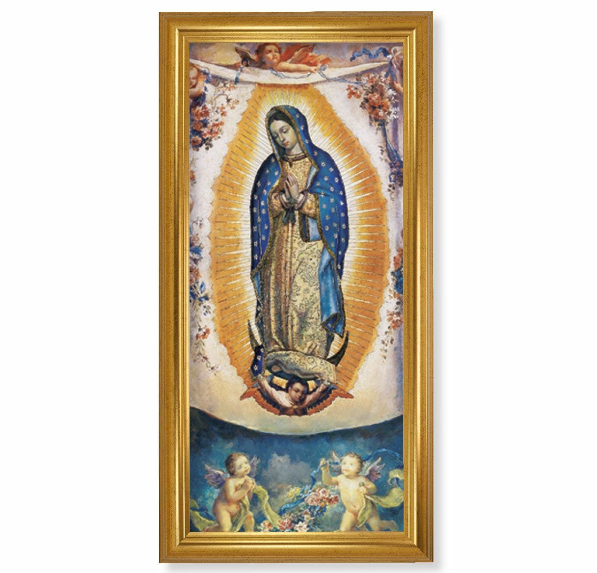 Our Lady of Guadalupe Gold Framed Art - Buy Religious Catholic Store