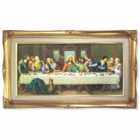 Last Supper Gold-Leaf Framed Art