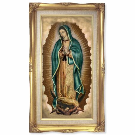 Our Lady of Guadalupe Gold-Leaf Framed Art