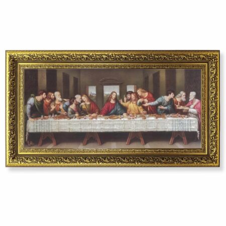 Last Supper Gold-Leaf Framed Art