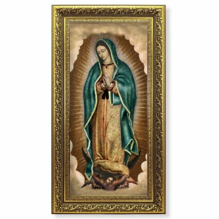 Our Lady of Guadalupe Gold-Leaf Framed Art