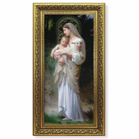Divine Innocence Gold-Leaf Framed Art