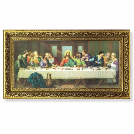 Last Supper Gold-Leaf Framed Art
