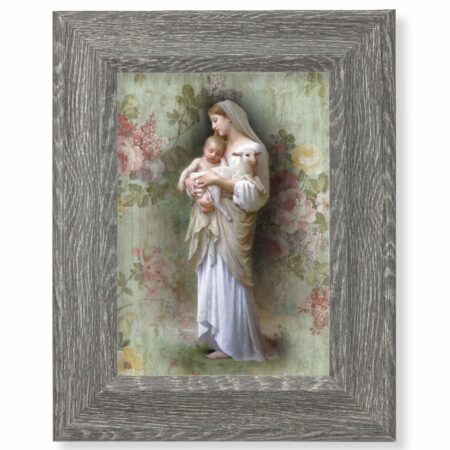 Divine Innocence Gray Framed Art