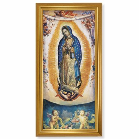 Our Lady of Guadalupe Gold Framed Art