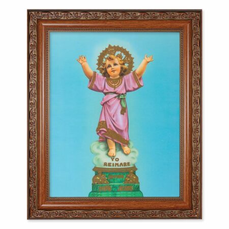 Divino Nino Mahogany Finished Framed Art