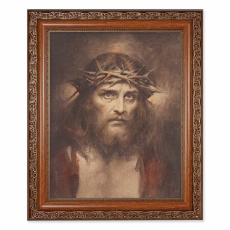 Ecce Homo Mahogany Finished Framed Art