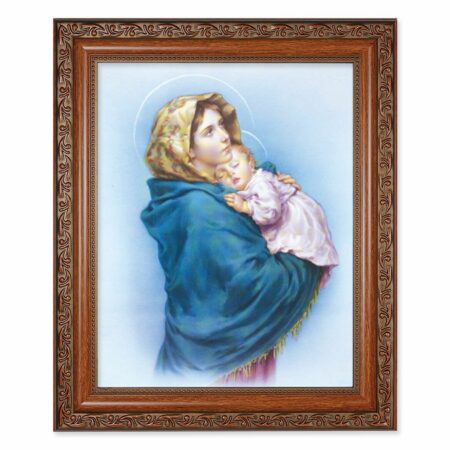 Madonna of the Streets Mahogany Finished Framed Art