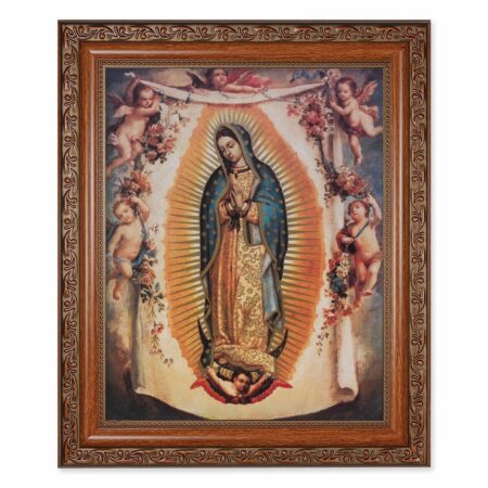 Our Lady of Guadalupe with Angels Finished Framed Art