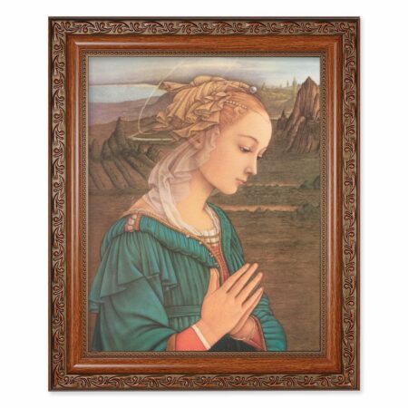 Madonna Mahogany Finished Framed Art