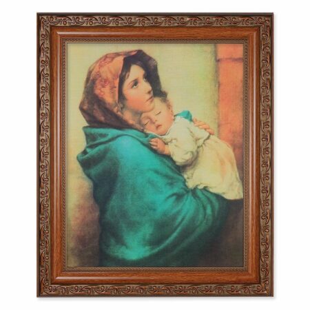 Madonna of the Streets Mahogany Finished Framed Art