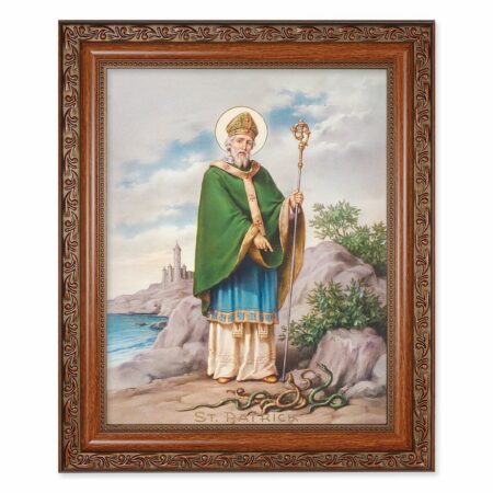 St. Patrick Mahogany Finished Framed Art