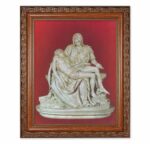 The Pieta Mahogany Finished Framed Art