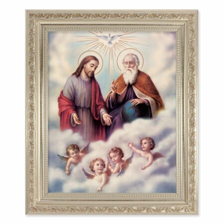 The Trinity Antique Silver Framed Art