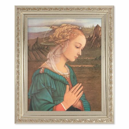 Lippi: Madonna Antique Silver Framed Art
