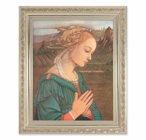 Lippi: Madonna Antique Silver Framed Art