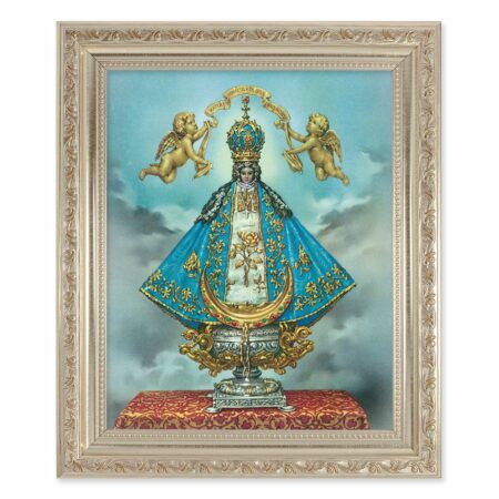 Virgen de San Juan Antique Silver Framed Art