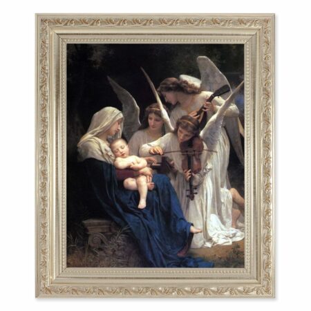 Heavenly Melody Antique Silver Framed Art