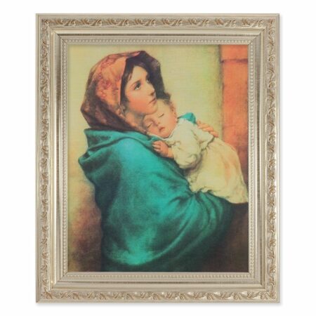 Madonna of the Streets Antique Silver Framed Art