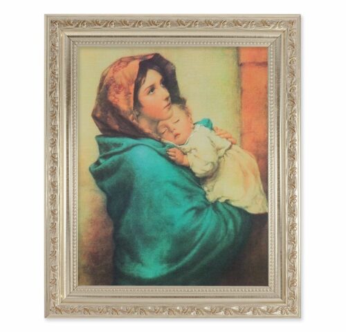 Madonna of the Streets Antique Silver Framed Art