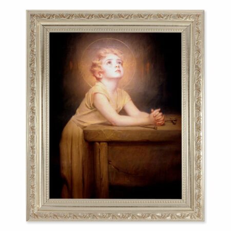 Will be Done Antique Silver Framed Art