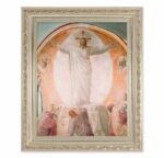 Transfiguration of Christ Antique Silver Framed Art