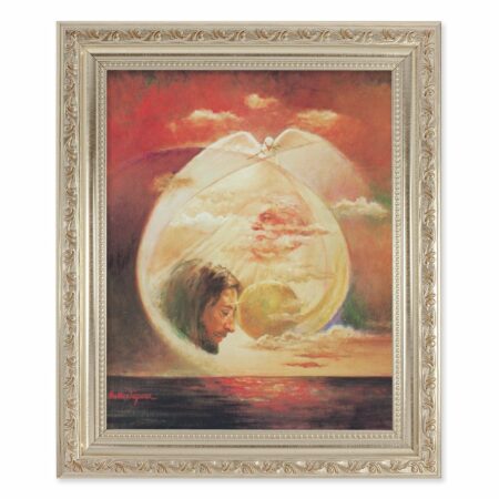Trinity Antique Silver Framed Art