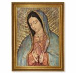 Our Lady of Guadalupe Antique Gold-Leaf Framed Art