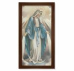 Our Lady of Grace Walnut Finish Framed Art