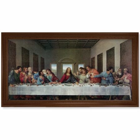 Divine Mercy Walnut Finish Framed Art