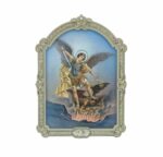 St. Michael Wood Plaque