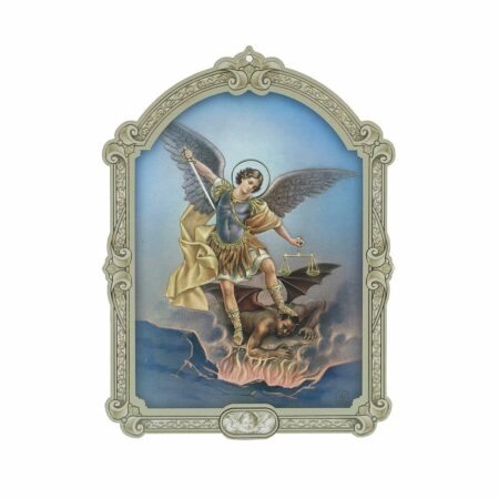 St. Michael Wood Plaque