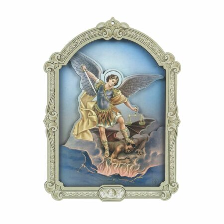 St. Michael Wood Plaque