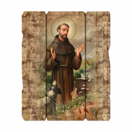 St. Francis Wood Wall Plaque