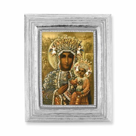 Our Lady of Czestochowa Silver Framed Print