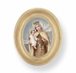 Our Lady of Mount Carmel Gold Framed Print