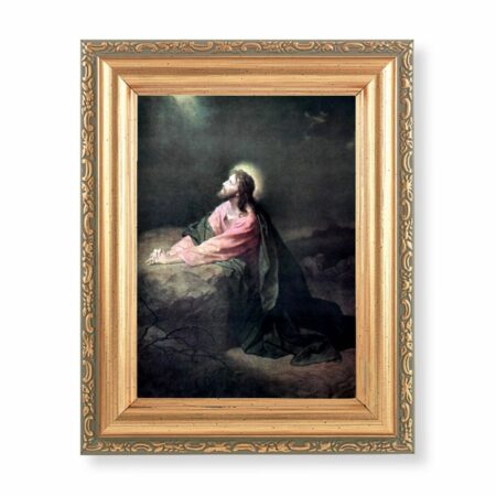 Gethsemane Antique Gold Framed Art