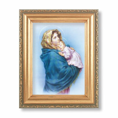 Madonna of the Streets Antique Gold Framed Art