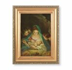 St. Anthony Antique Gold Framed Art