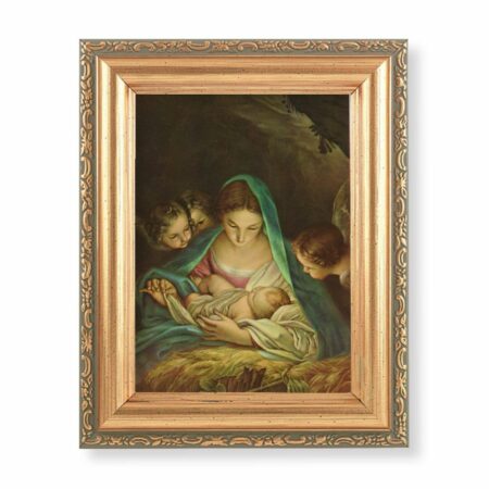 St. Anthony Antique Gold Framed Art