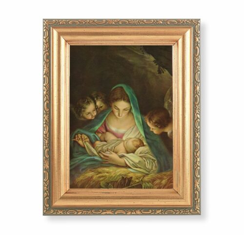 St. Anthony Antique Gold Framed Art